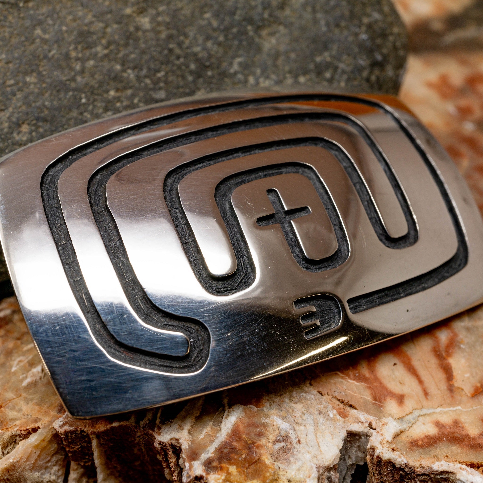 Silver Belt Buckle 