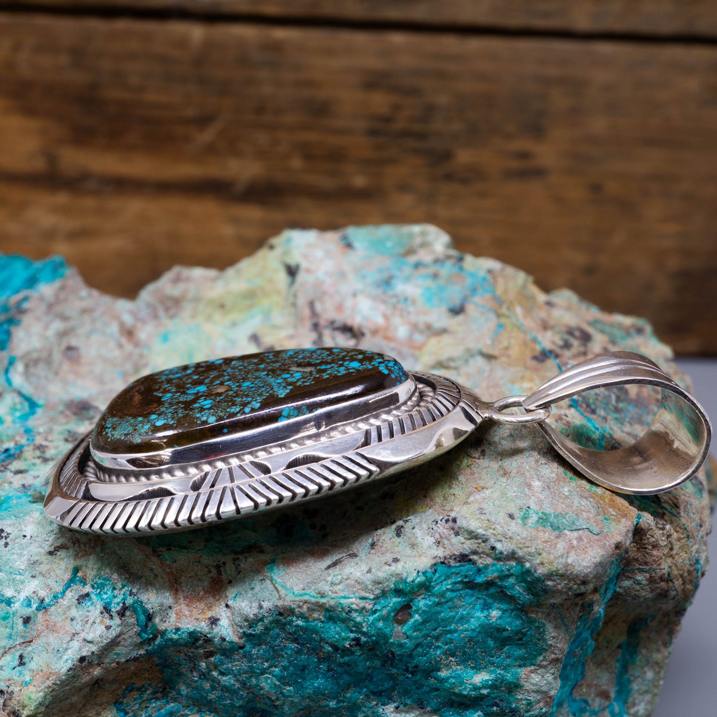 Bisbee Turquoise Pendant