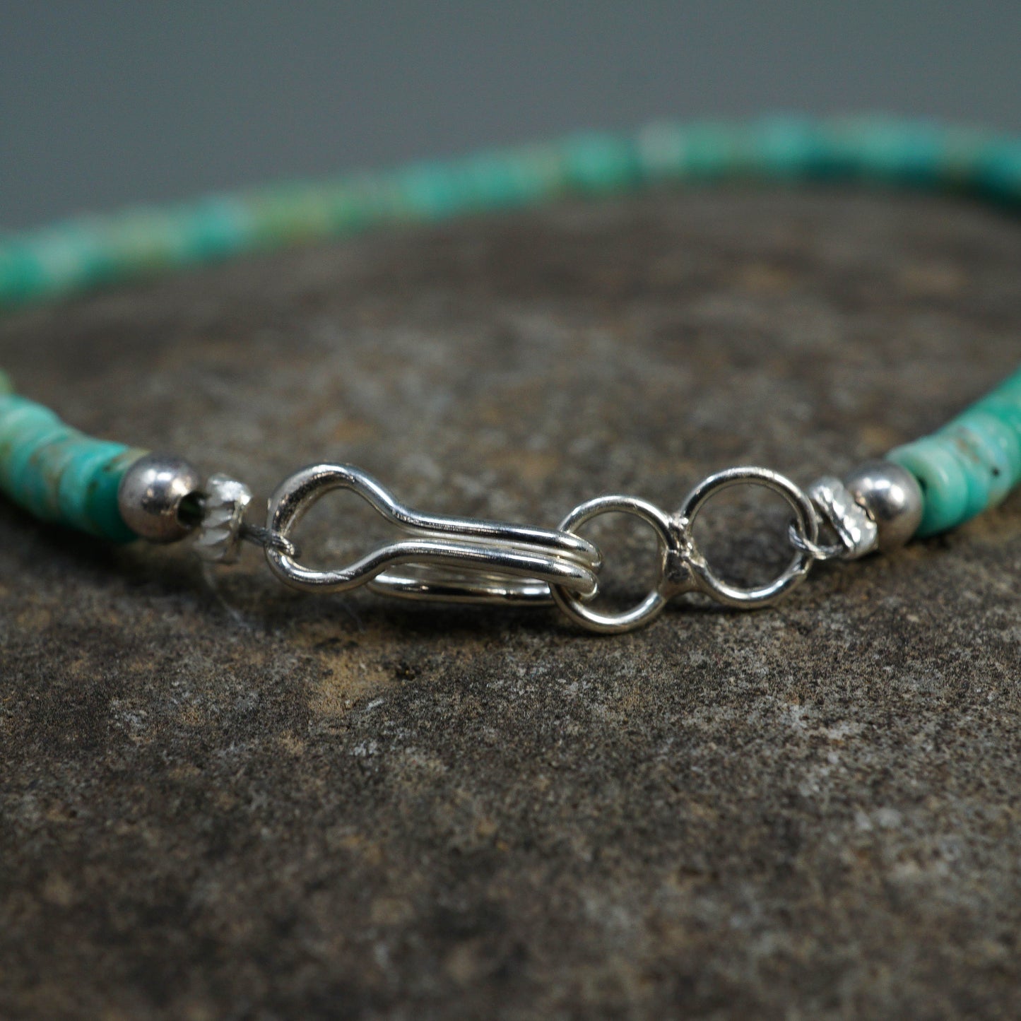 Sonoran Gold Turquoise Heishi Style Bracelet