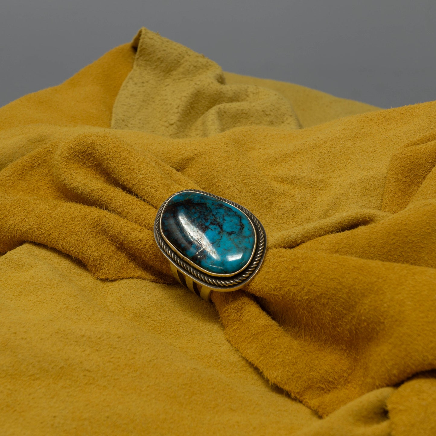 Tommy Jackson Bisbee Turquoise Ring