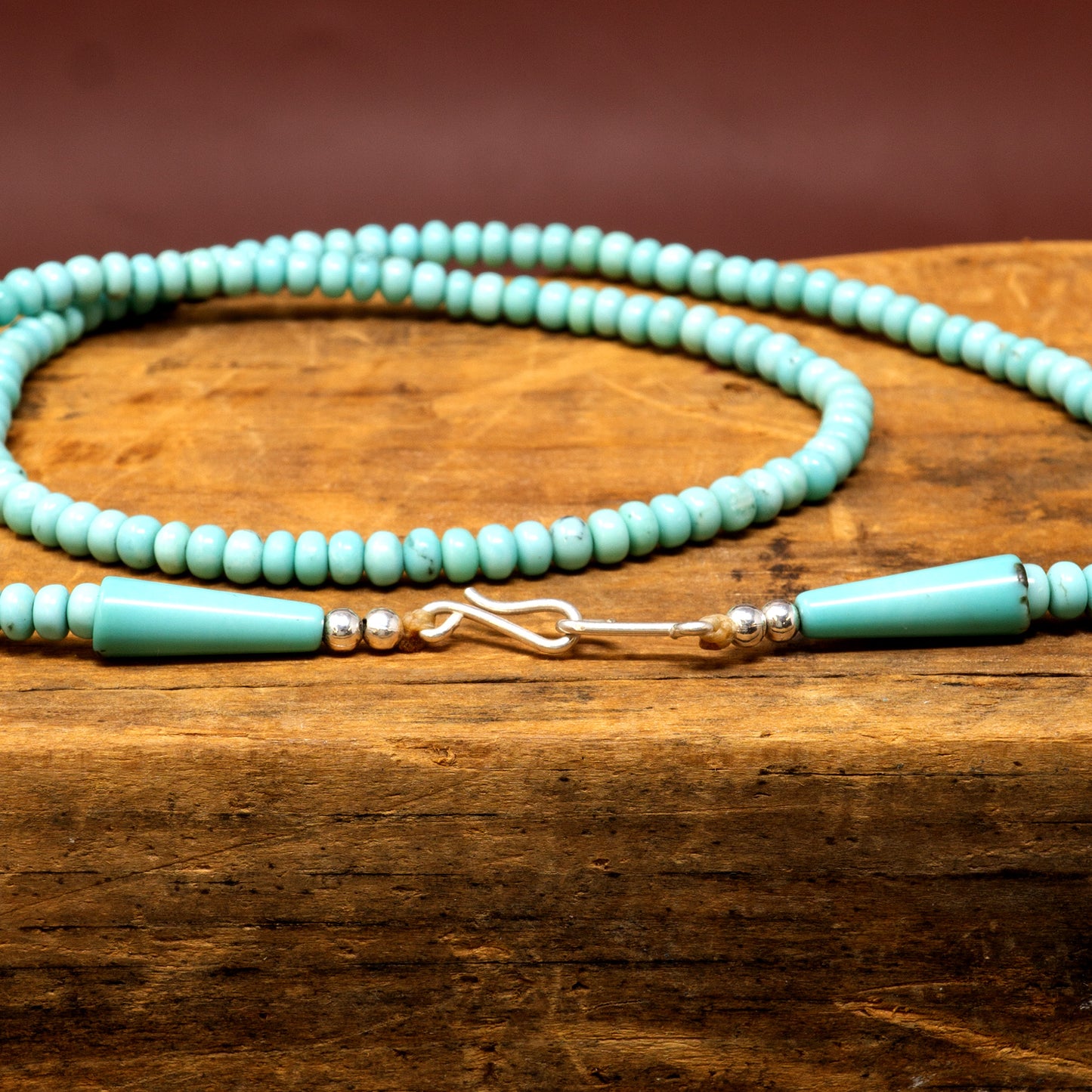 Sleeping Beauty Turquoise Beaded Necklace | Priscilla Nieto