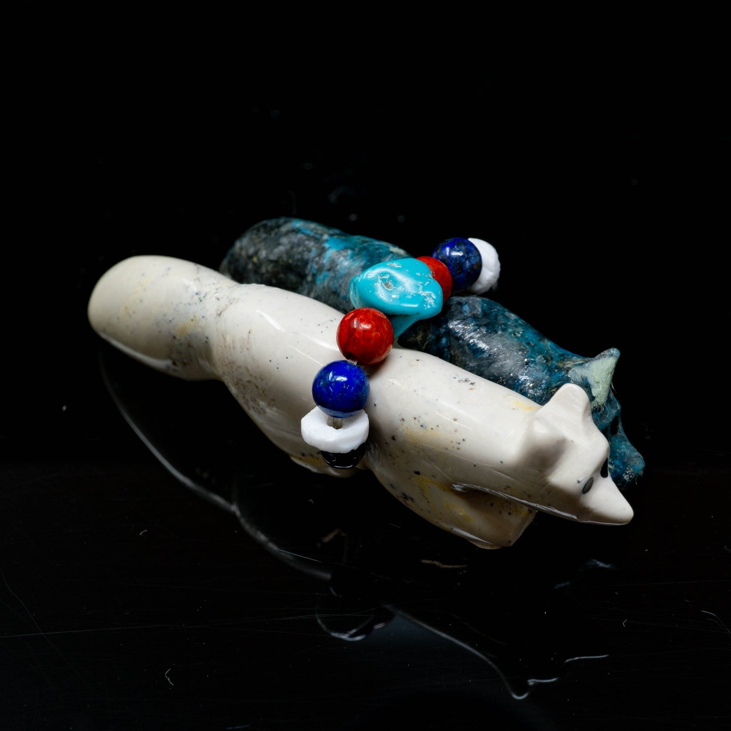 Zuni Fetish - Fox Pair