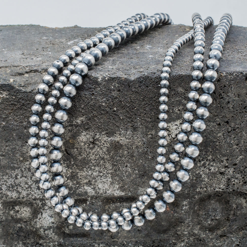Three Strand Navajo Pearl Necklace