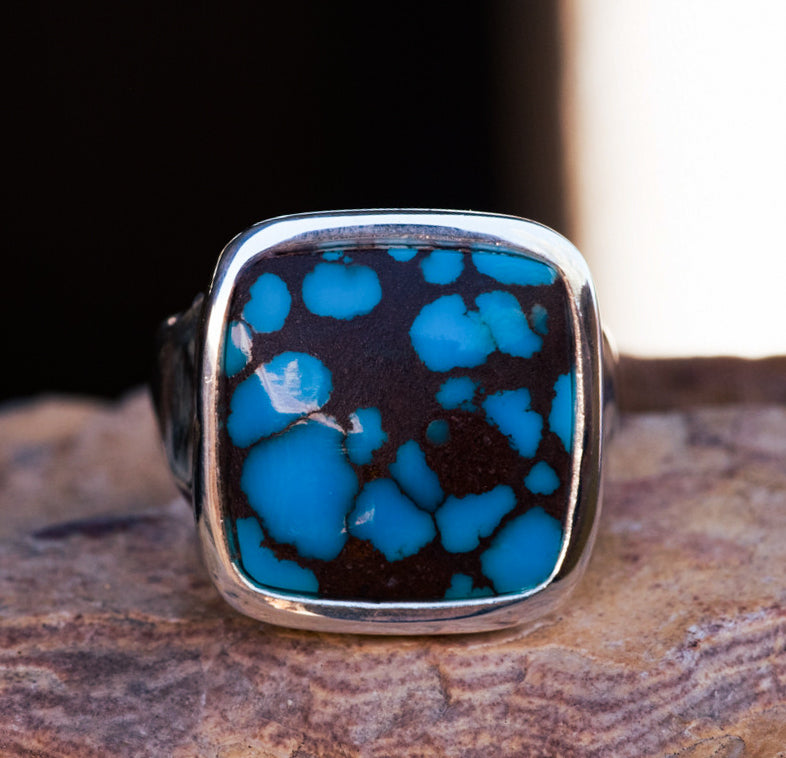 Size 9 buying Turquoise and Sterling Silver Ring