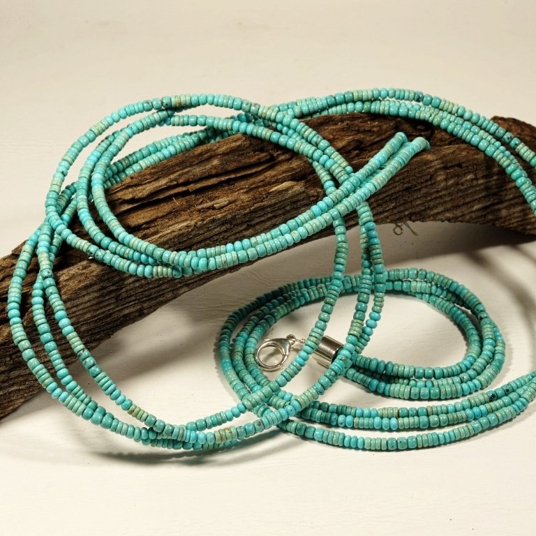 Three-Strand Turquoise Necklace