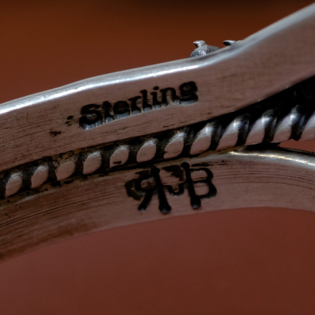 Bisbee Turquoise & Sterling Silver Cuff by Randy Boyd