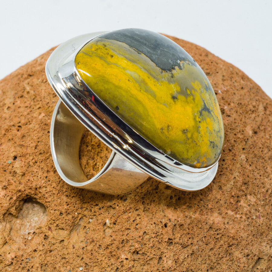 Bumblebee Jasper Ring - by Marie Jackson