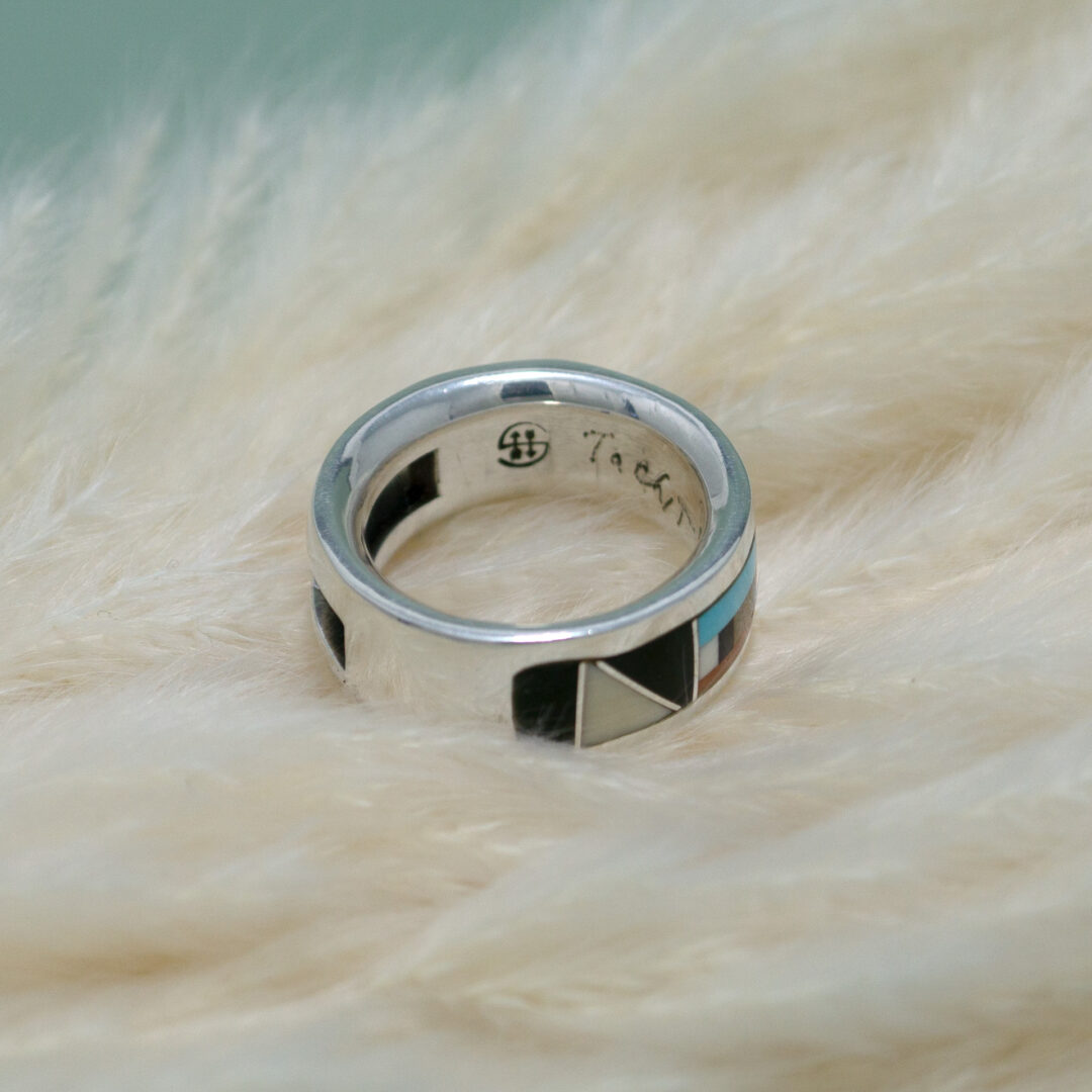 Multi-Stone Inlay Ring by Tachit Nit - Size 9