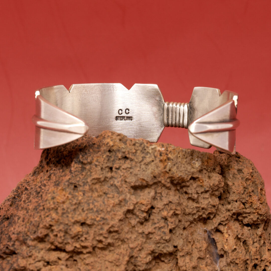 Silver Feather Cuff Bracelet - by CC