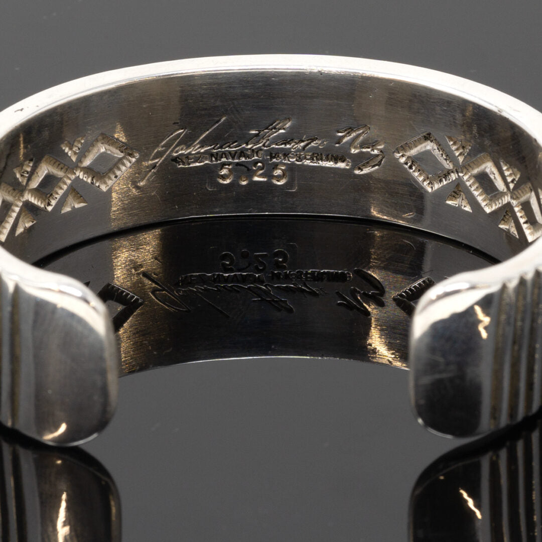 Gold and Silver Cuff Bracelet by Johnathan Nez