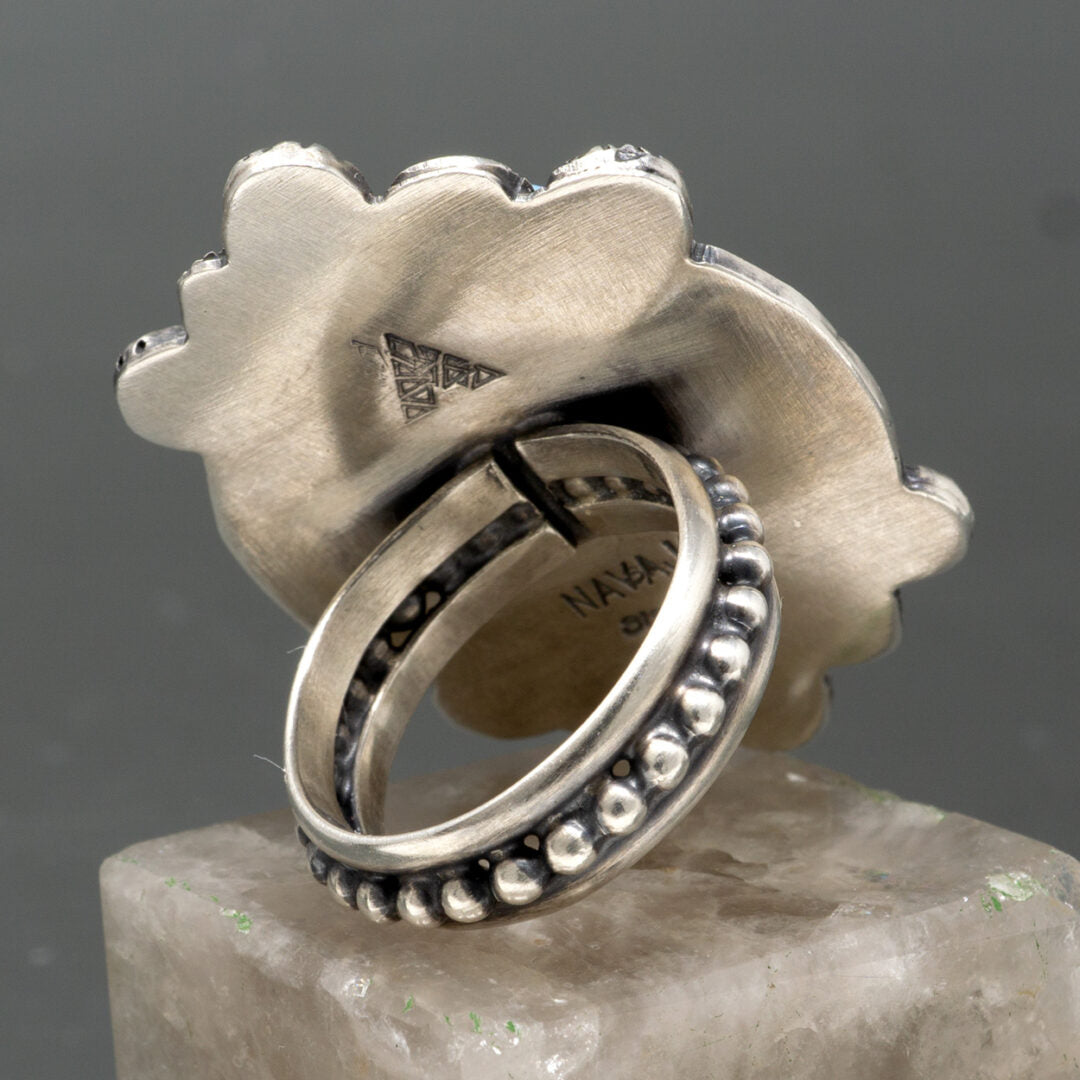 Golden Hills Turquoise & Sterling Silver Ring | Size 9.25