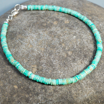 Sonoran Gold Turquoise Heishi Style Bracelet