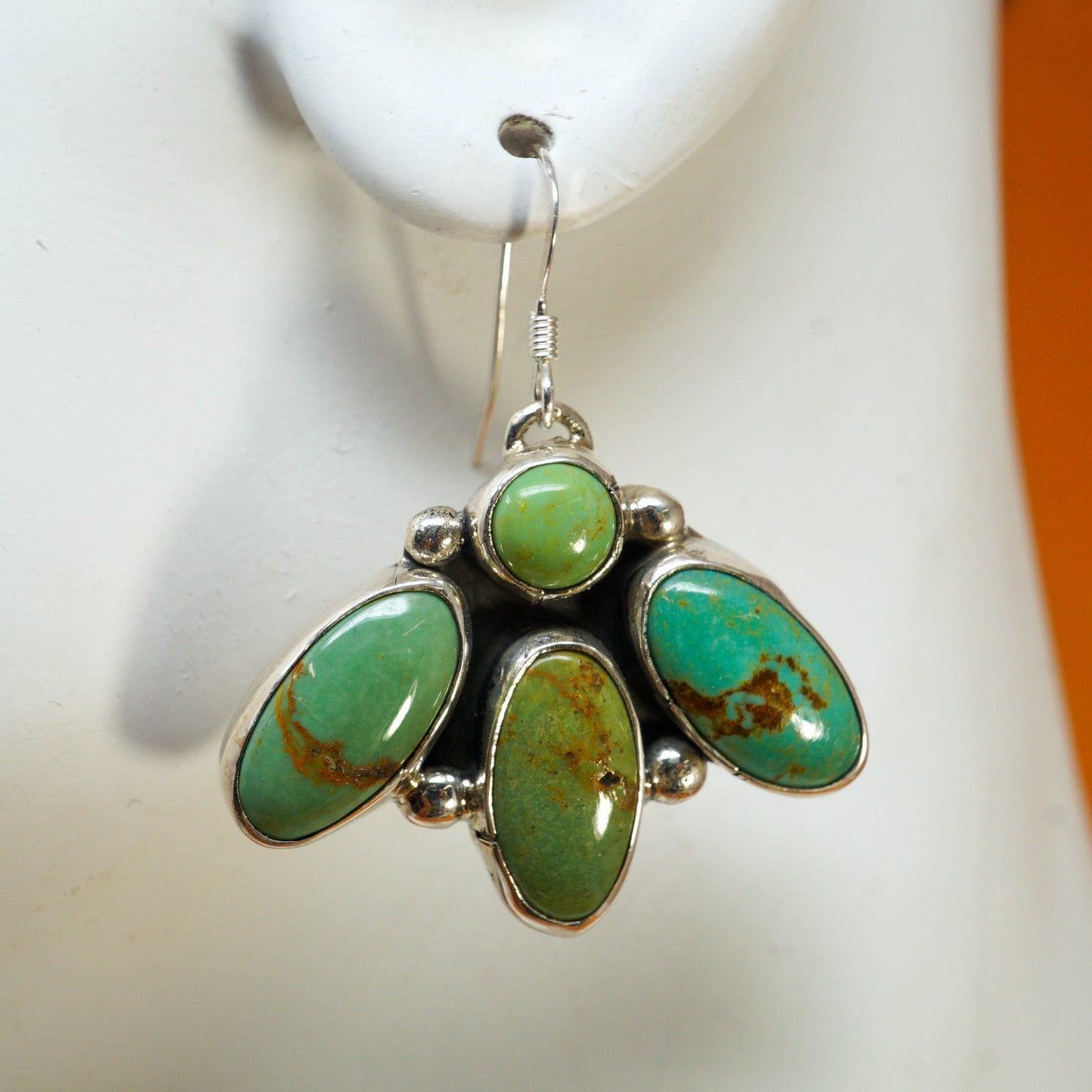 Royston Turquoise Cluster Earrings