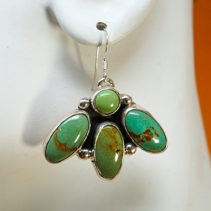 Royston Turquoise Cluster Earrings