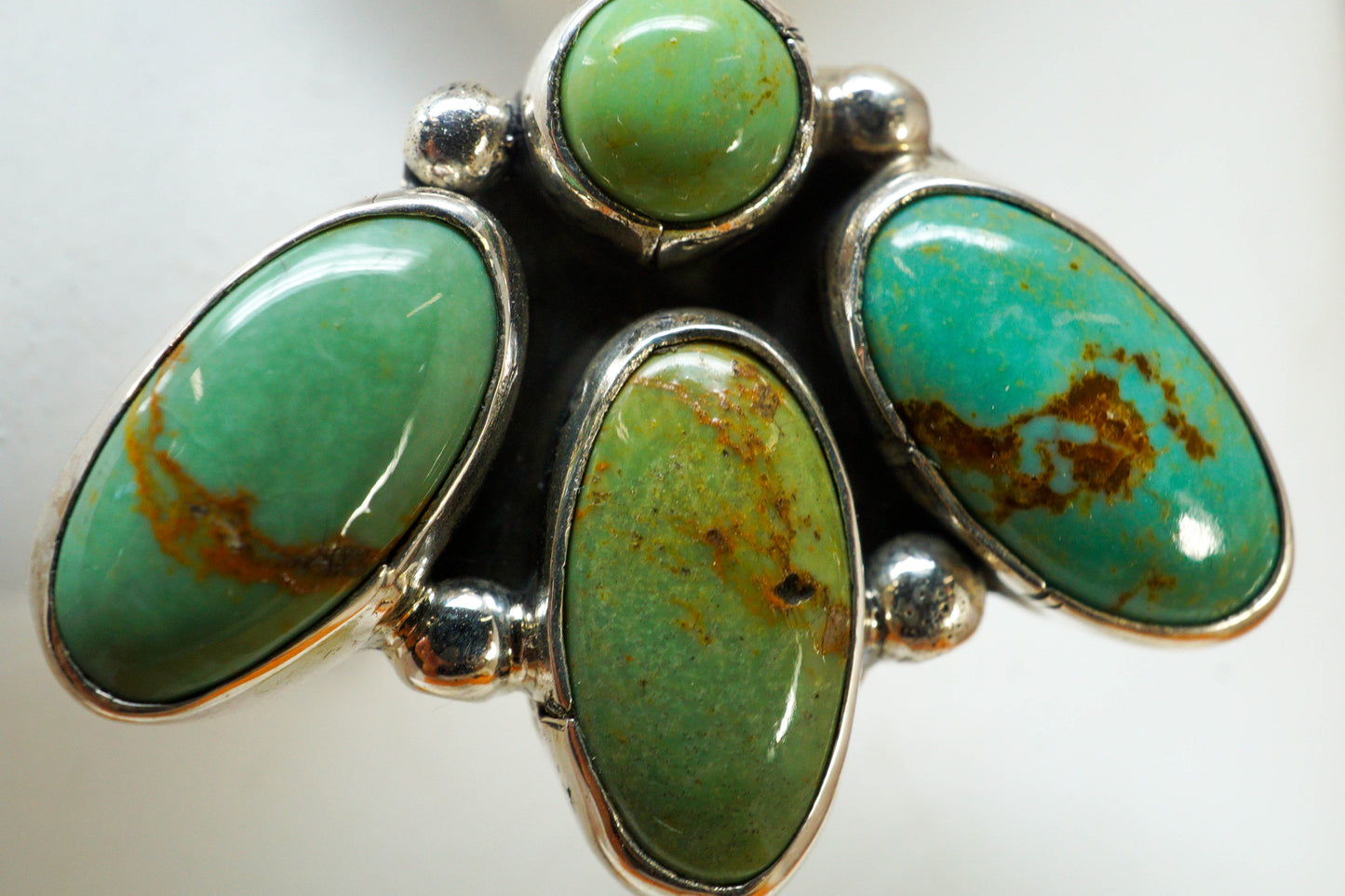 Royston Turquoise Cluster Earrings