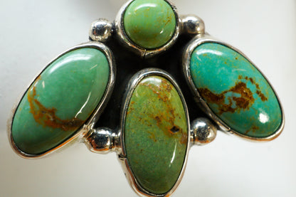 Royston Turquoise Cluster Earrings