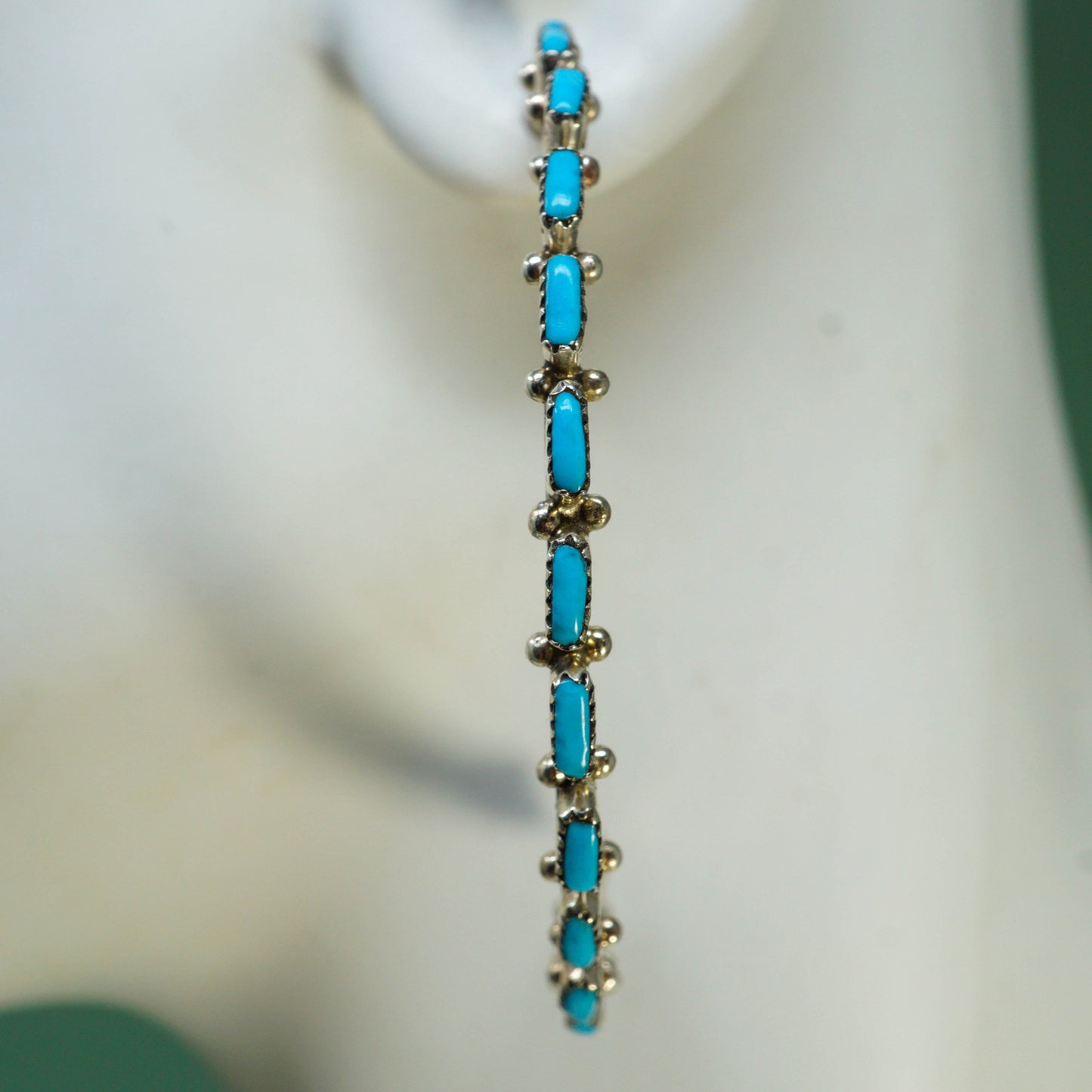 Sleeping Beauty Hoop Earrings