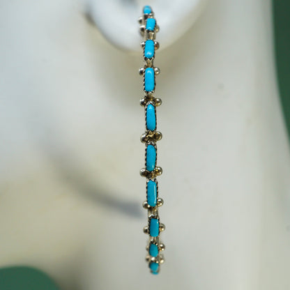 Sleeping Beauty Hoop Earrings