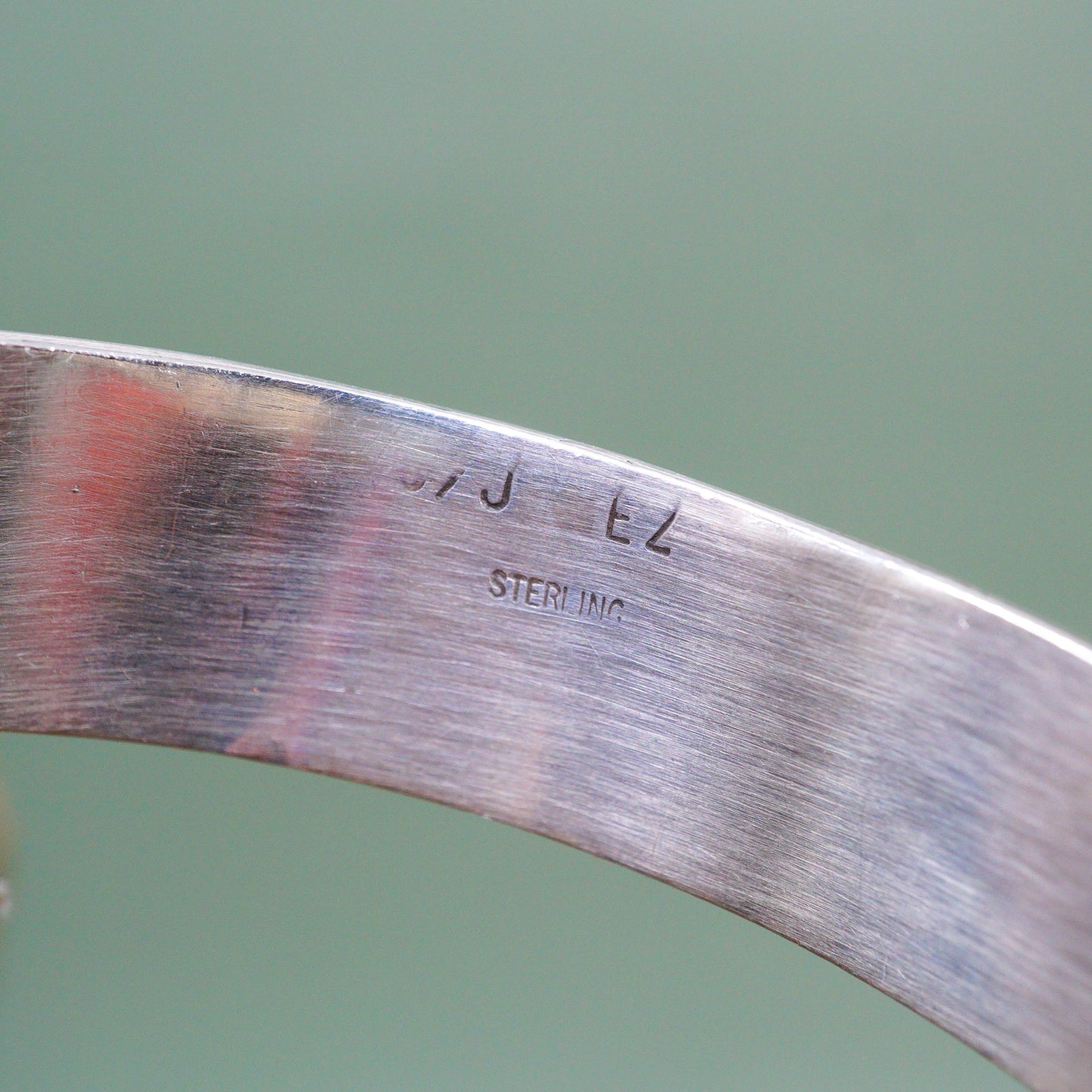 Sterling Silver Stamped Bangle