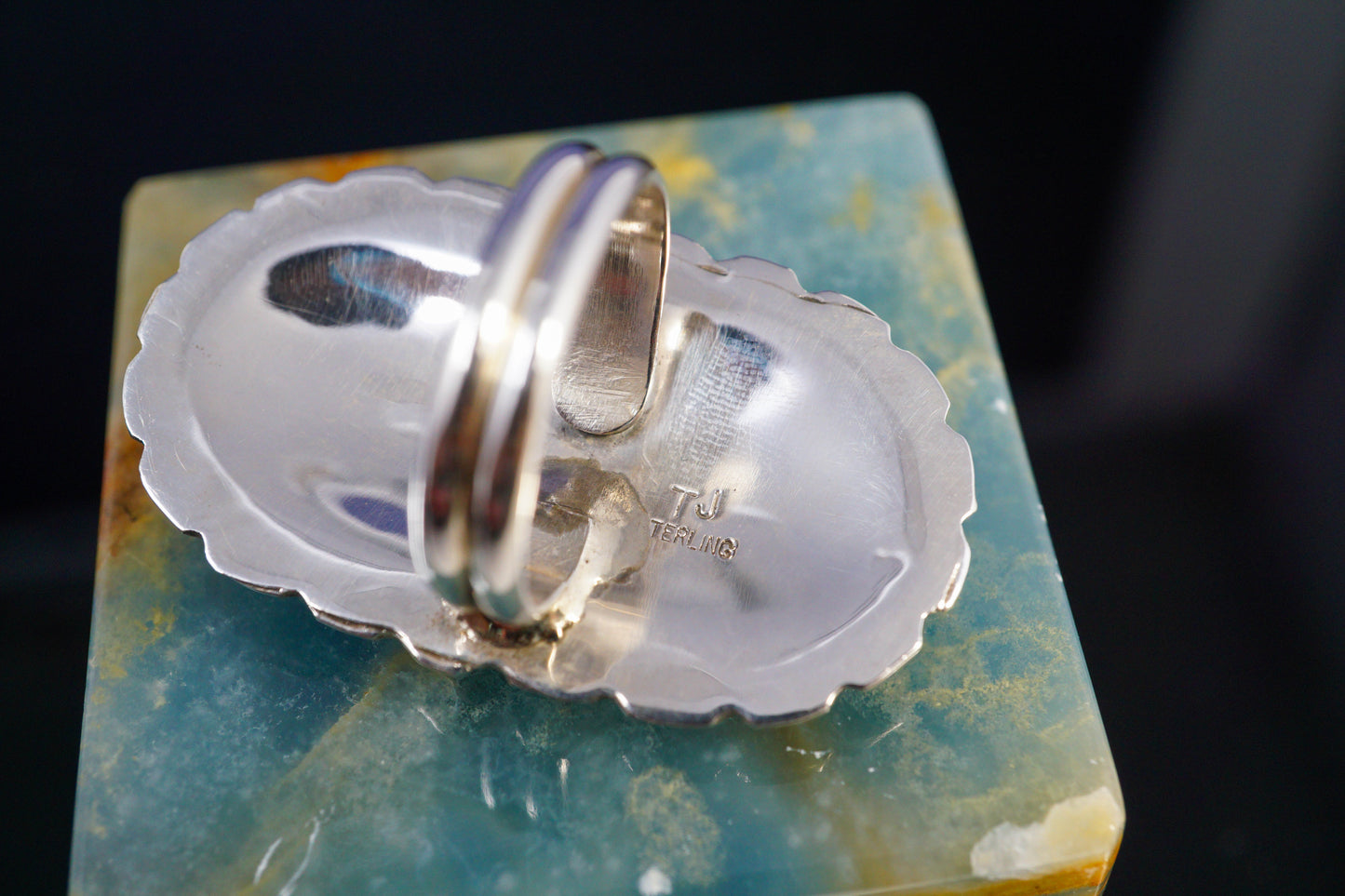 Sleeping Beauty Cluster Ring