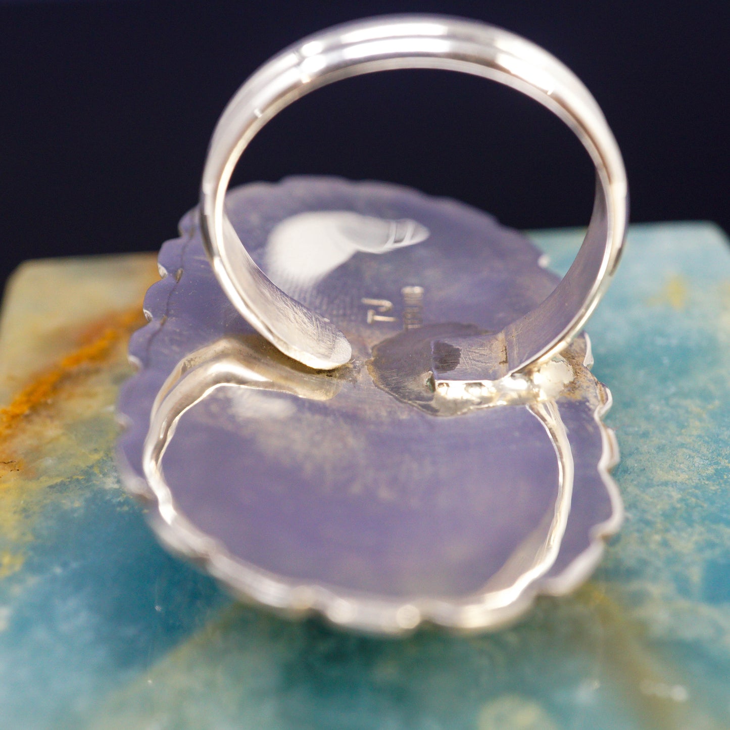 Sleeping Beauty Cluster Ring