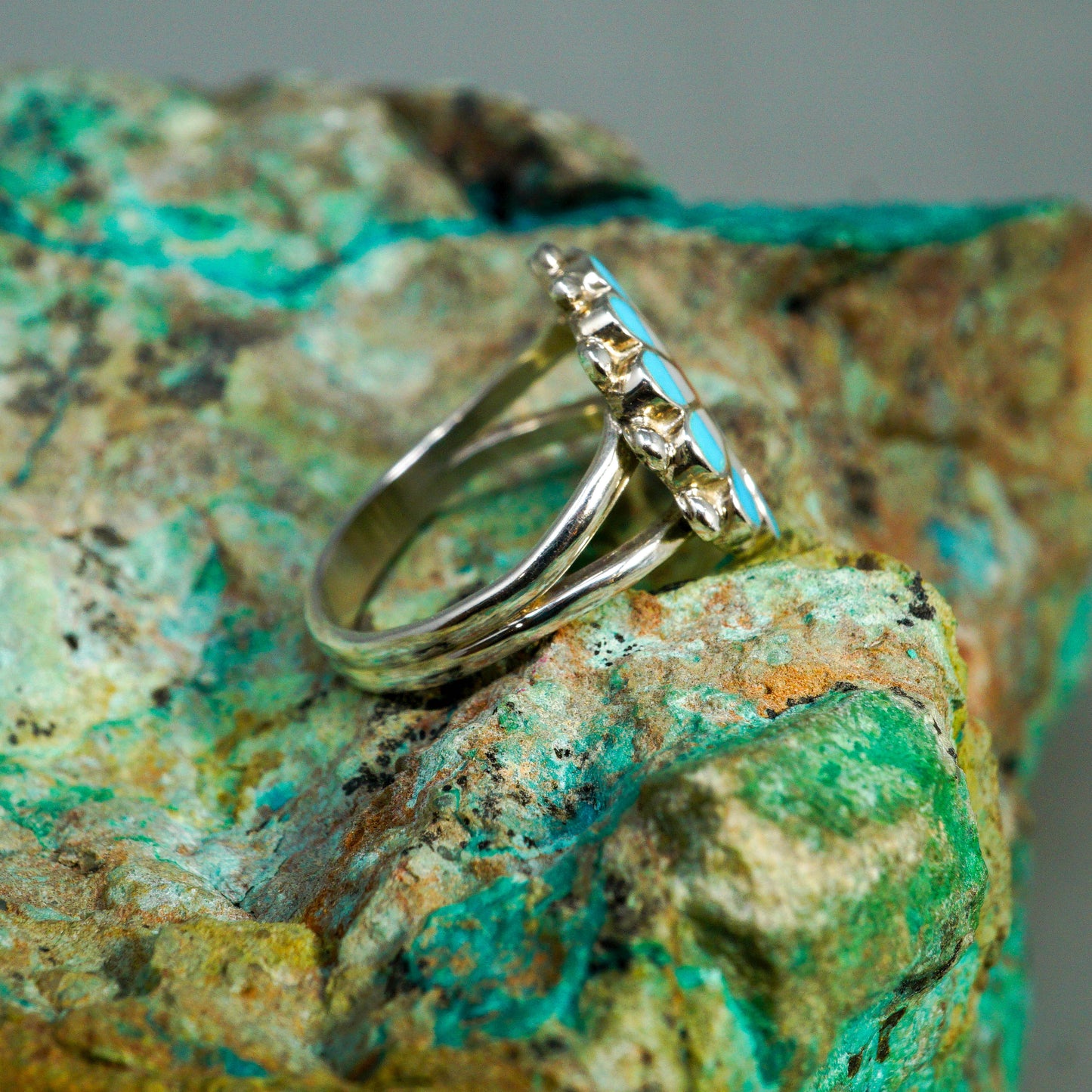 Vintage Style Zuni Sun Face Ring
