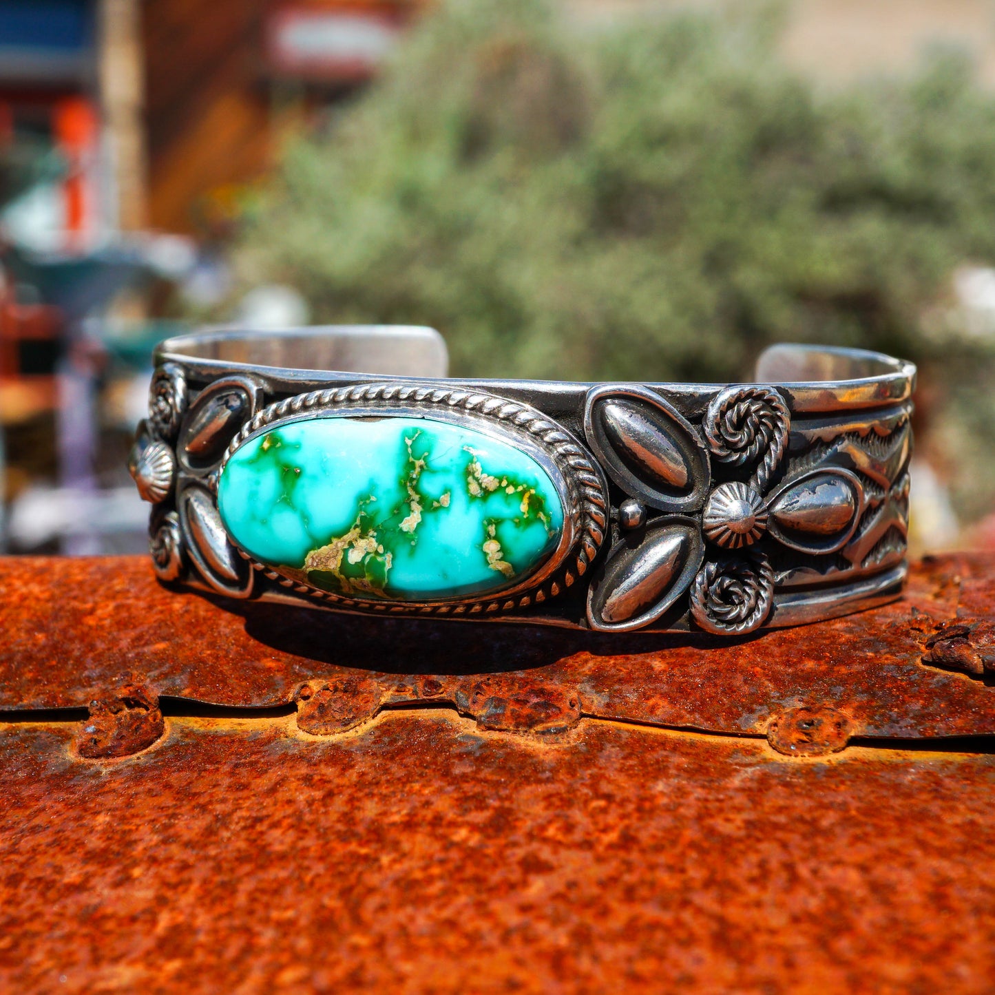 Sonoran Gold Turquoise & Sterling Silver Cuff