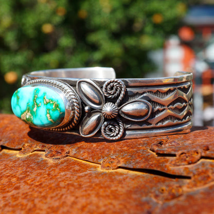 Sonoran Gold Turquoise & Sterling Silver Cuff