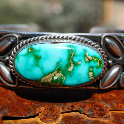 Sonoran Gold Turquoise & Sterling Silver Cuff