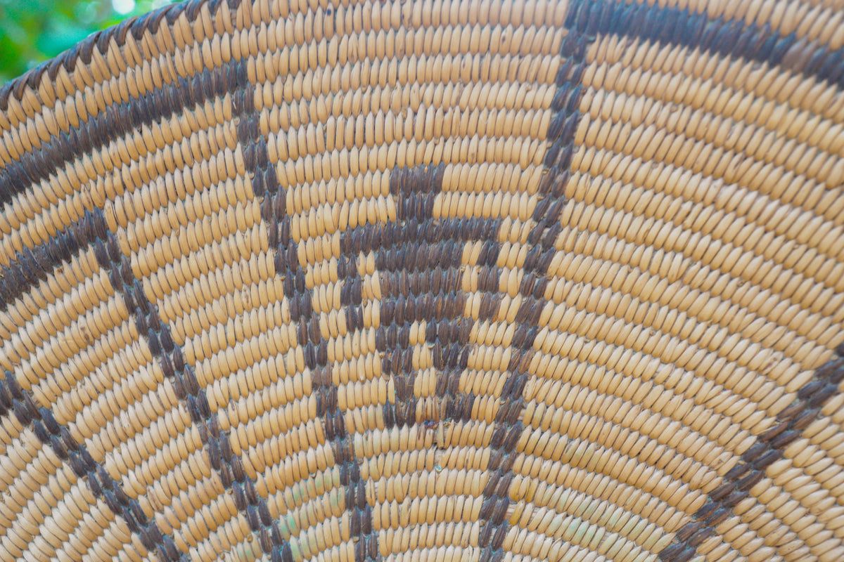 "Man in the Maze" Pima Basket Circa 1900-30's