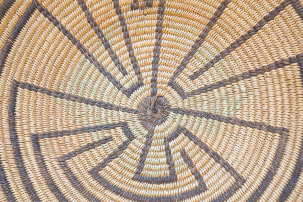 "Man in the Maze" Pima Basket Circa 1900-30's