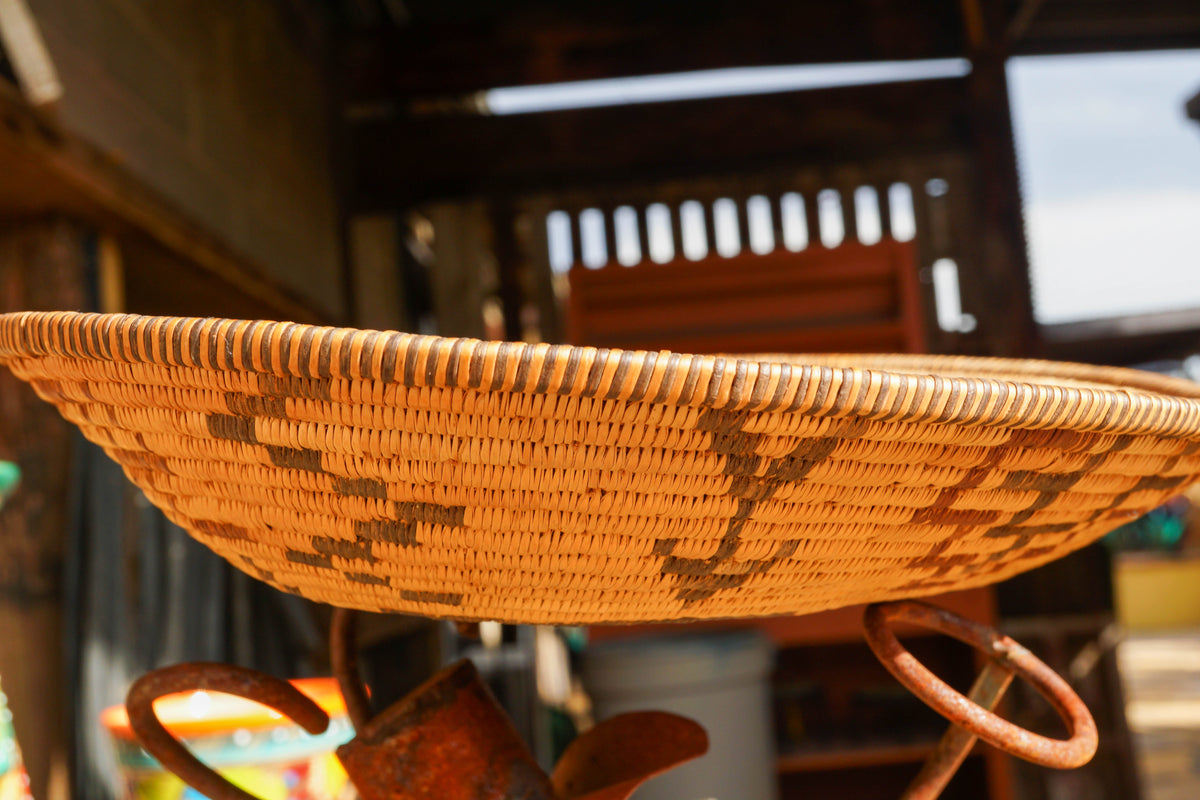 "Turtle" Vintage Pima or Yavapai Apache Basket