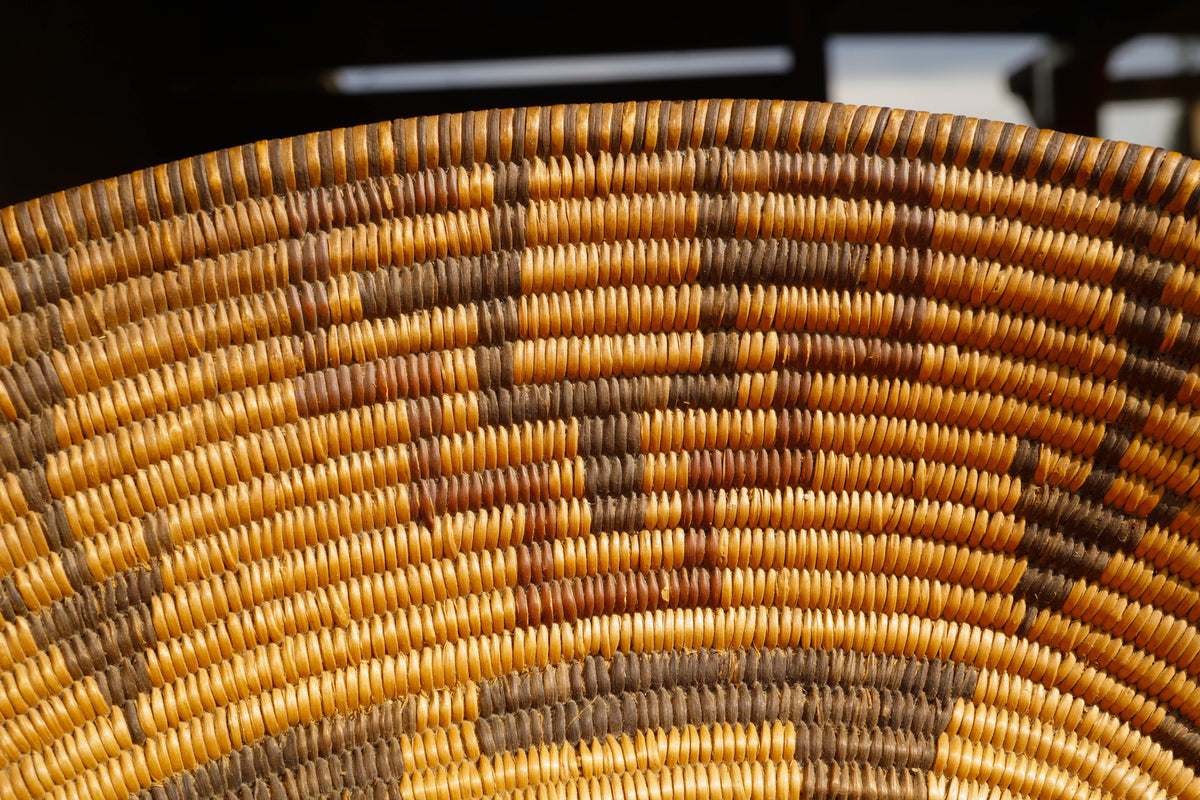 "Turtle" Vintage Pima or Yavapai Apache Basket