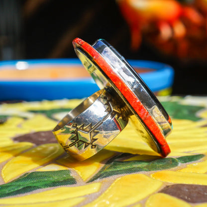 Multi-Stone Inlaid Ring