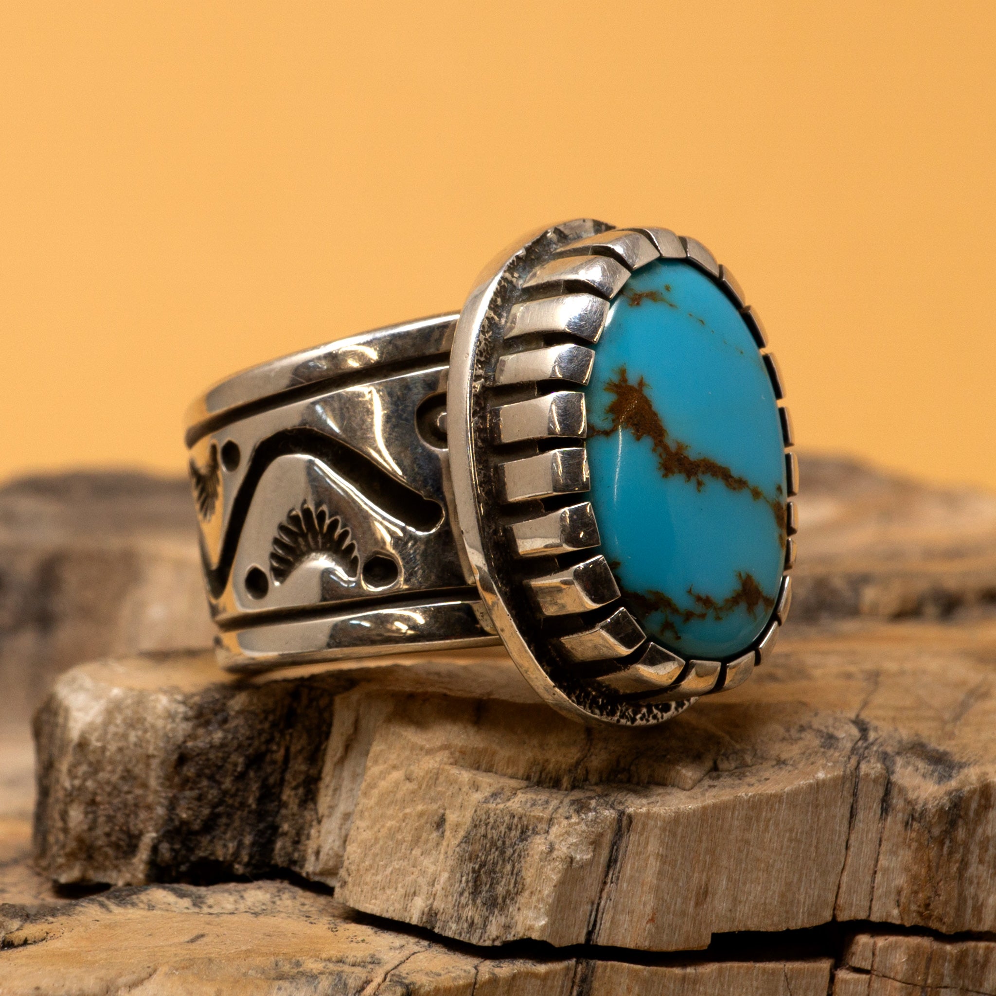 Filigree Ring with Turquoise | Stetson
