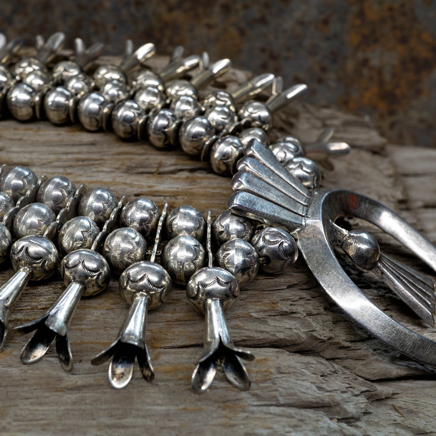 Vintage Squash Blossom Necklace