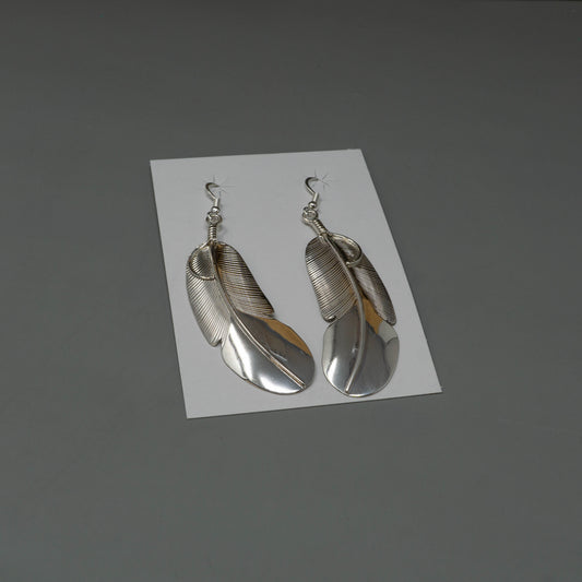 C. Charley Silver Feather Earring