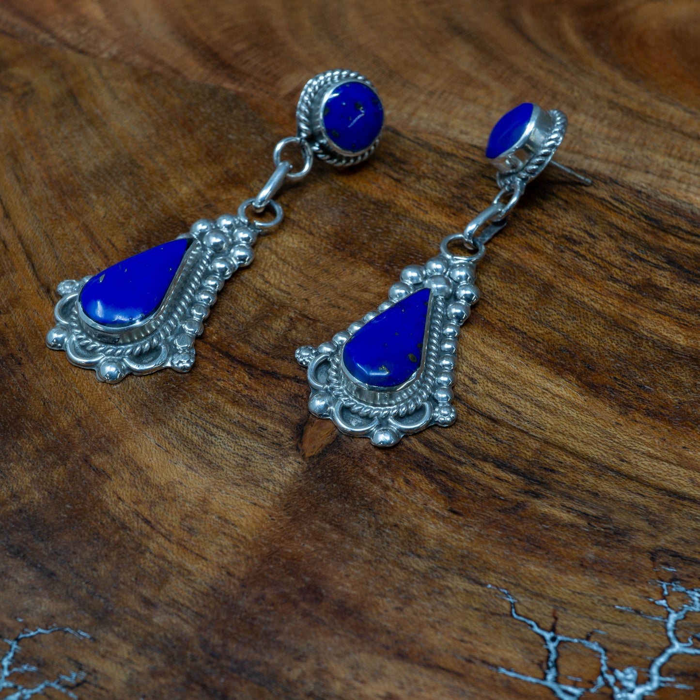 Joanita Yatsattie Lapis Dangle Earrings