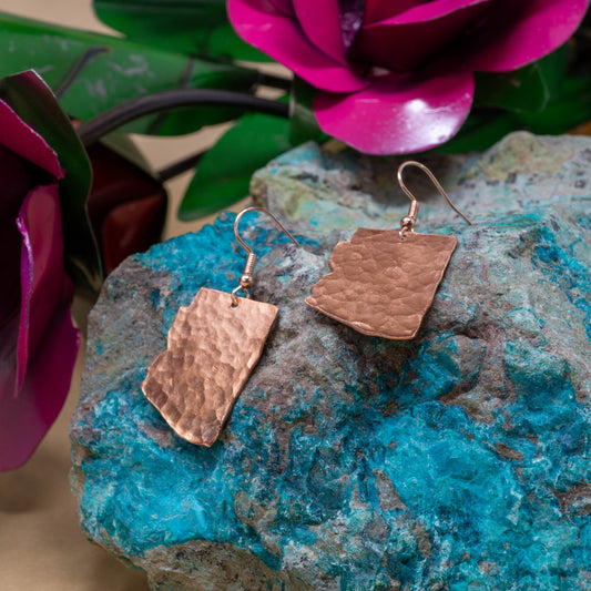 Copper State of Arizona Earrings