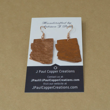 Copper State of Arizona Earrings