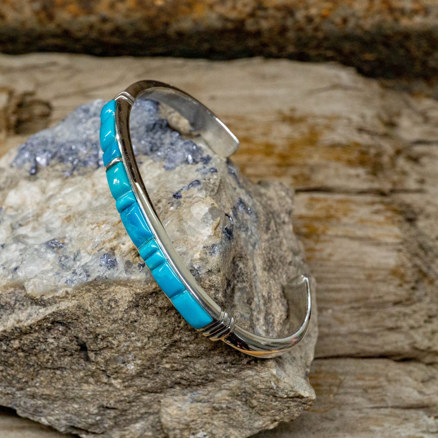 Kingman Turquoise Cuff Bracelet