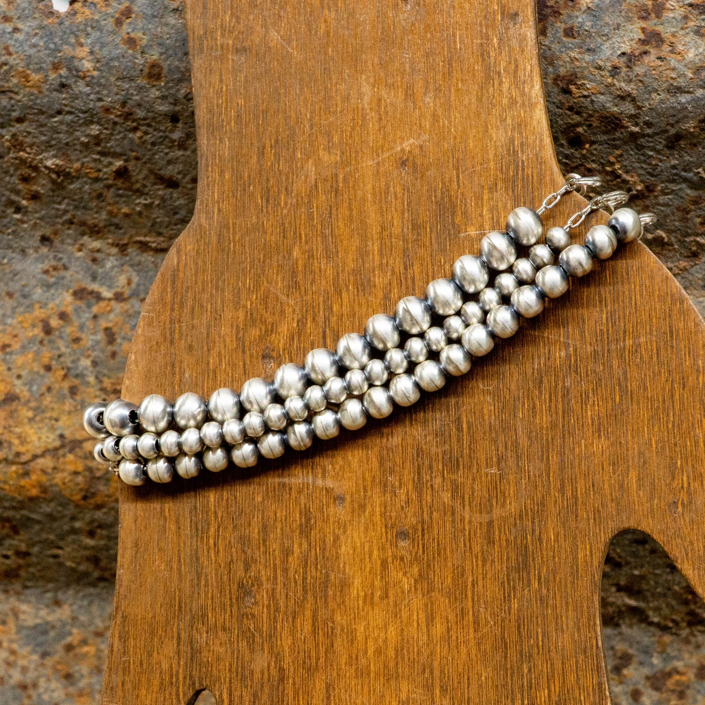 Three Strand Navajo Pearl Bracelet