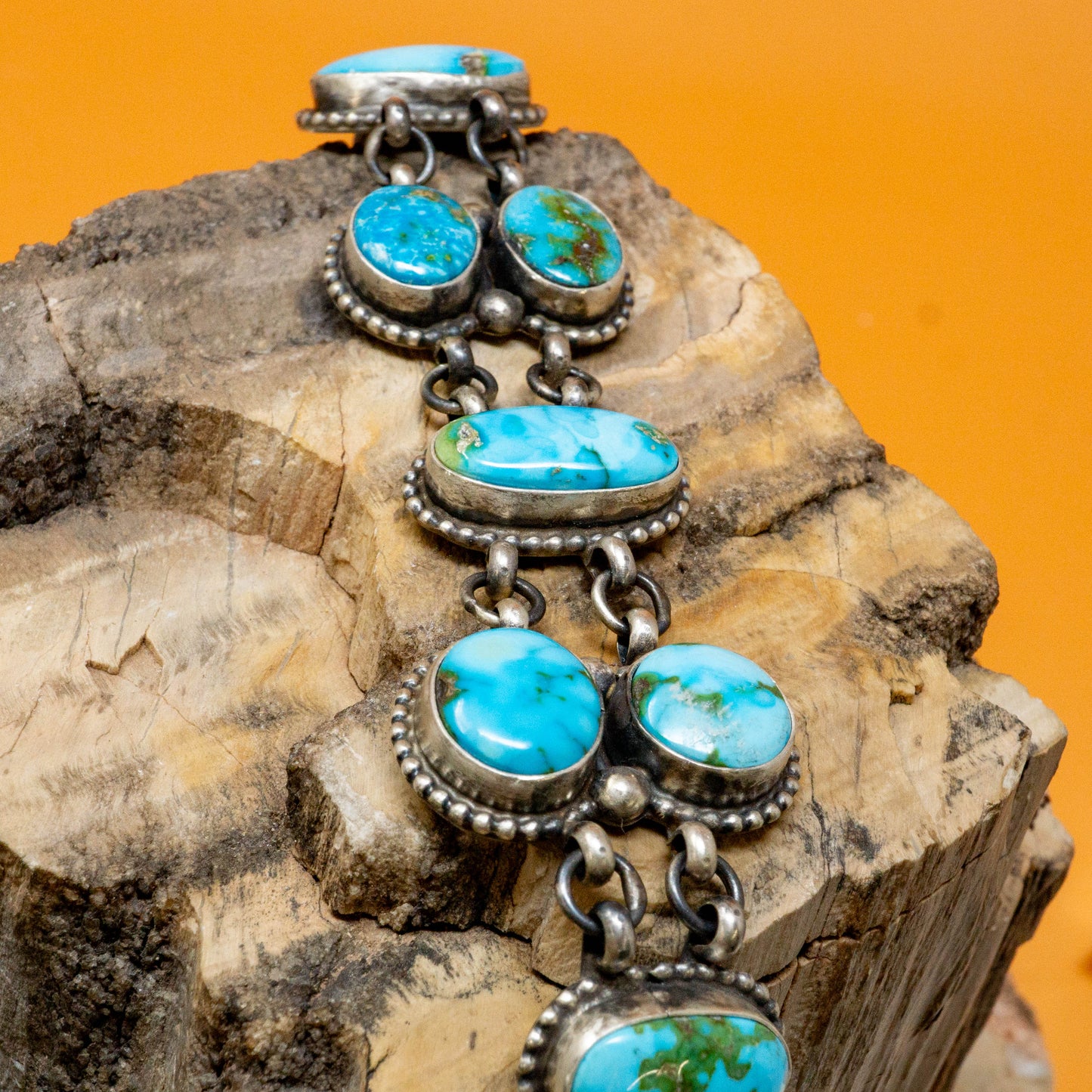 Royston Turquoise Bracelet set in Sterling Silver