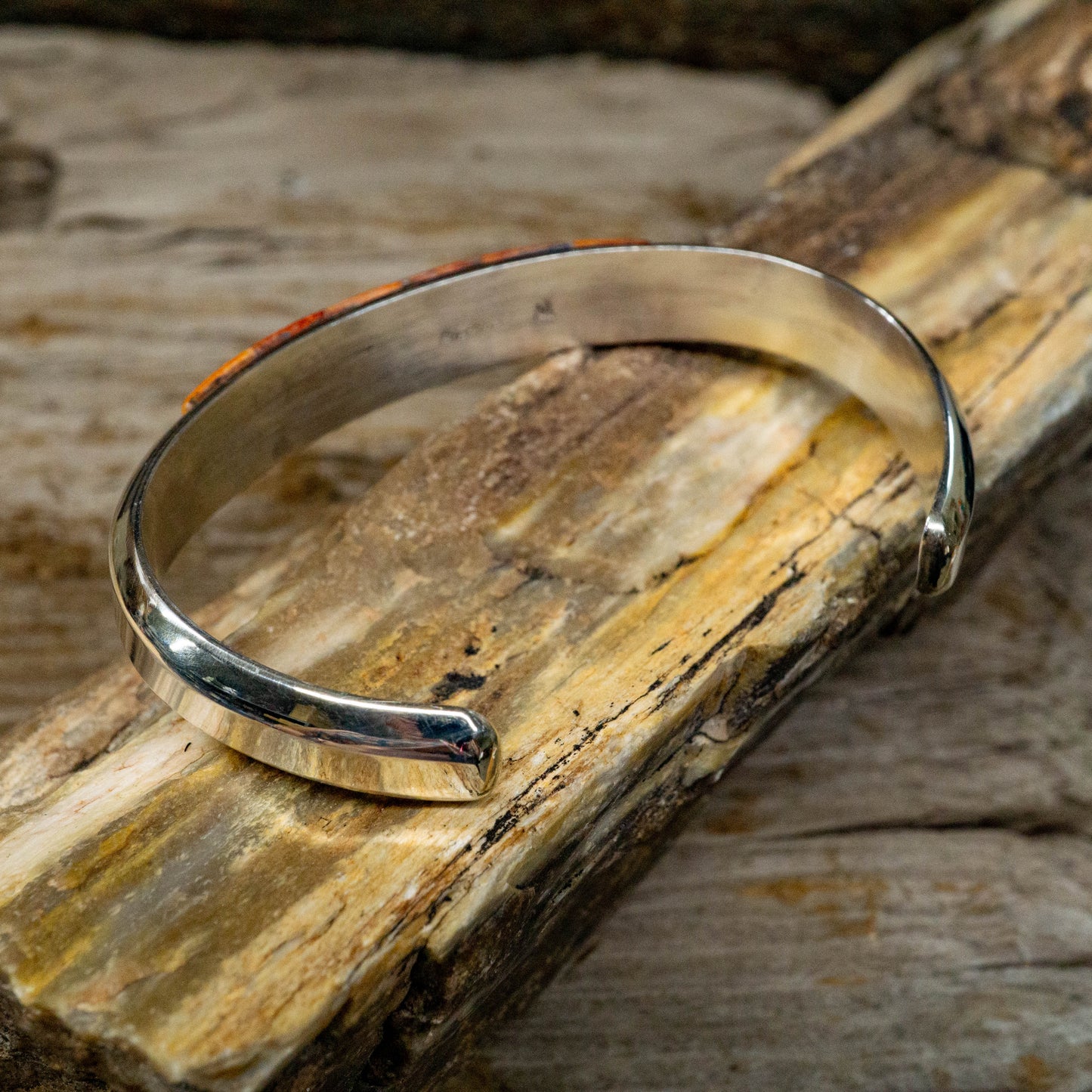 Spiny Oyster Sterling Silver Cuff Bracelet