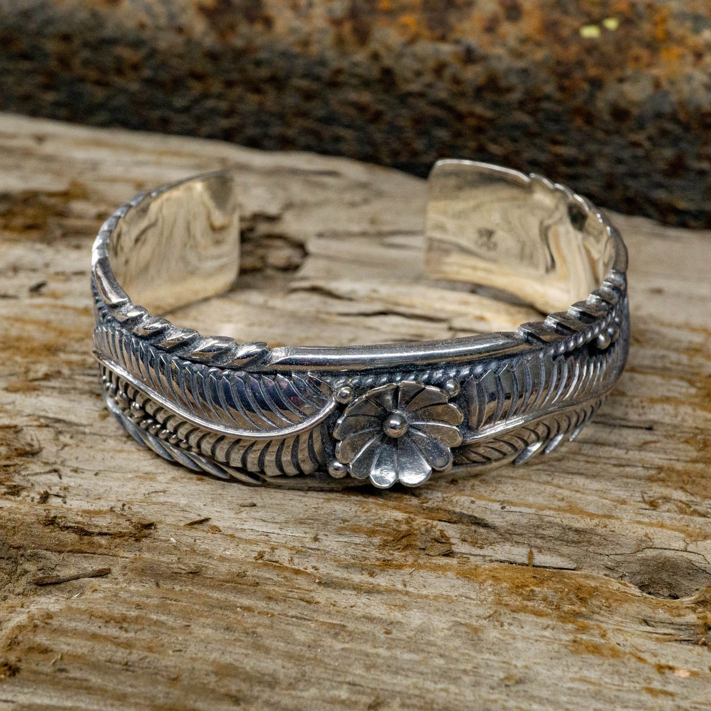 Native American Sterling Silver Cuff