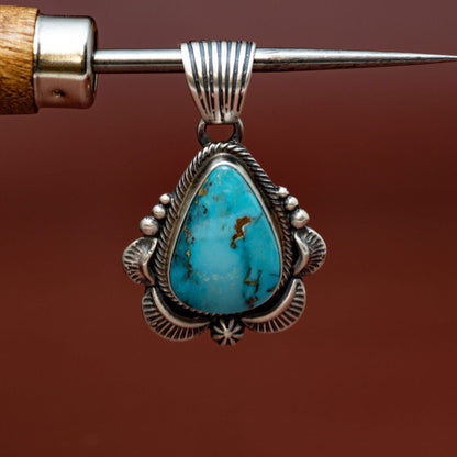 Bisbee Turquoise Pendant by Randy Boyd
