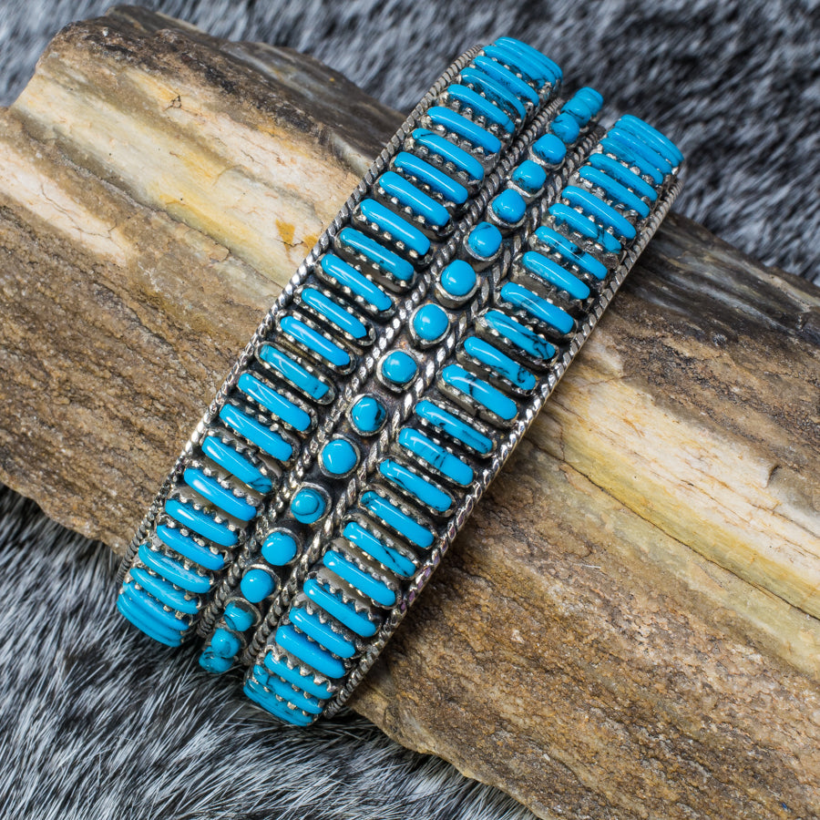 Sleeping Beauty Turquoise Cuff Bracelet – Native Visions, LLC