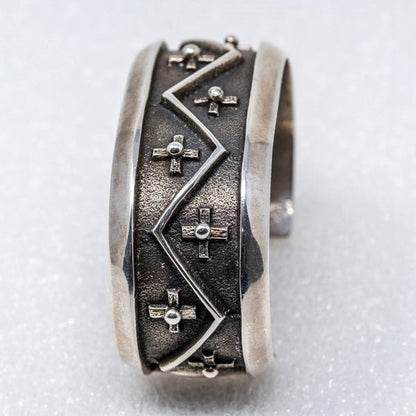 Sterling Silver Cuff Bracelet - by Aaron Anderson