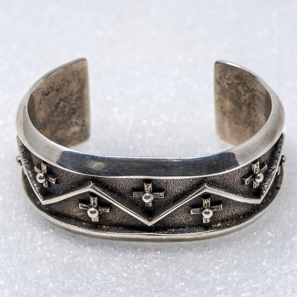 Sterling Silver Cuff Bracelet - by Aaron Anderson