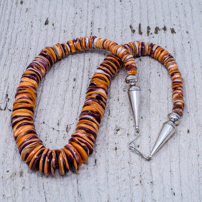 Lion's Paw Shell Beaded Necklace by Priscilla Nieto
